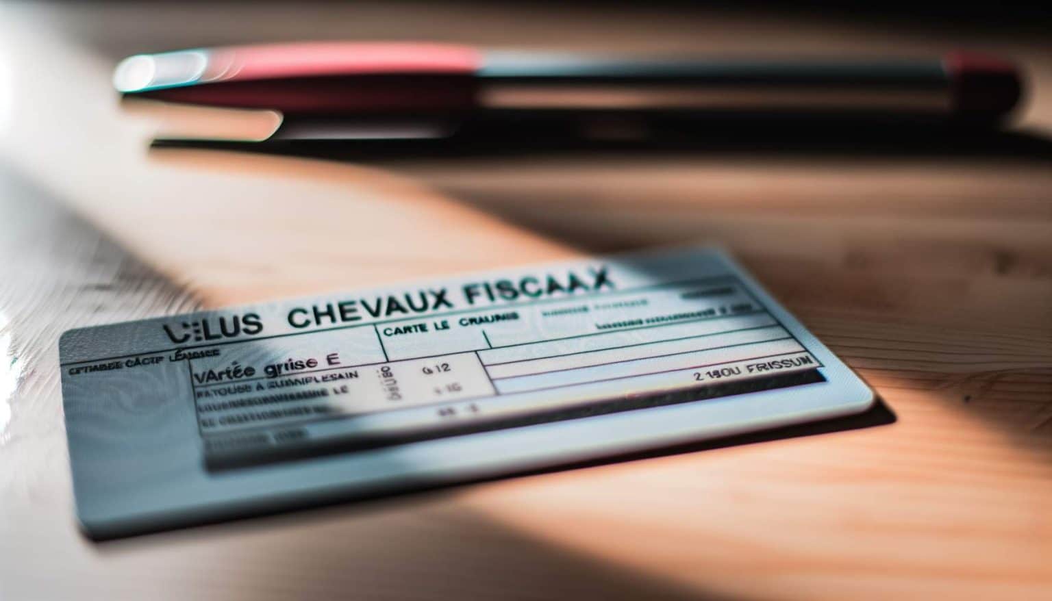 Astuces pour déchiffrer les chevaux fiscaux d'une carte grise